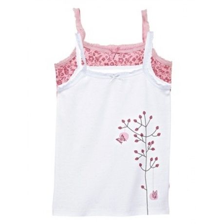 Mädchen Unterwäsche: Trägertops, 2er-Pack