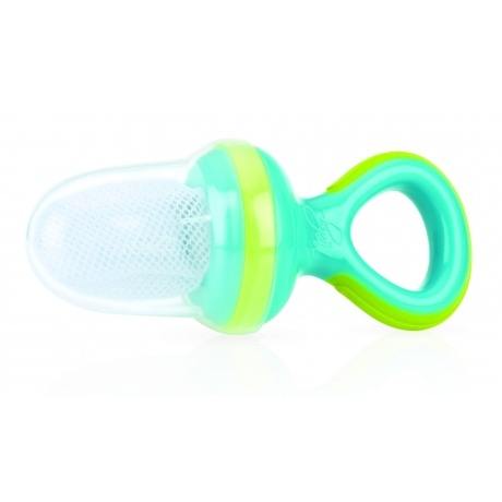 Nuby ID5397RED Fruchtsauger mit Schutzkappe, rot