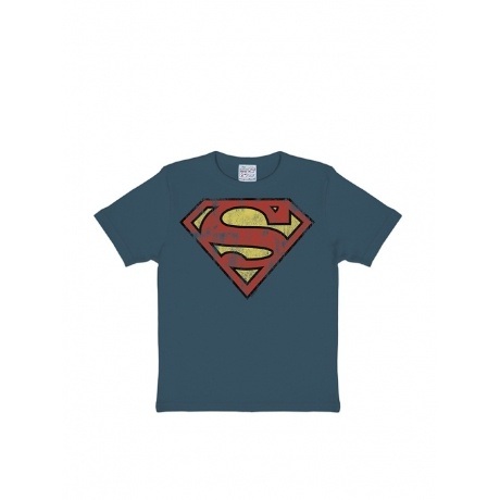 Superman Kinder-Shirt blau