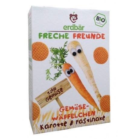 8er Pack Bio Gemüsewäffelchen "Karotte & Pastinake"