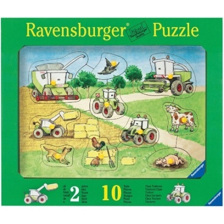 Ravensburger CLAAS Traktoren - 10 Teile