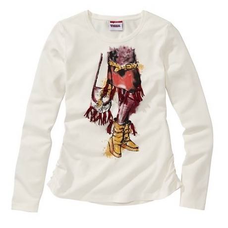 Mädchen-Langarmshirt