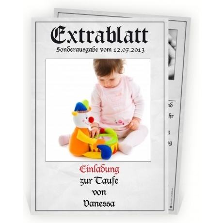 Taufkarte