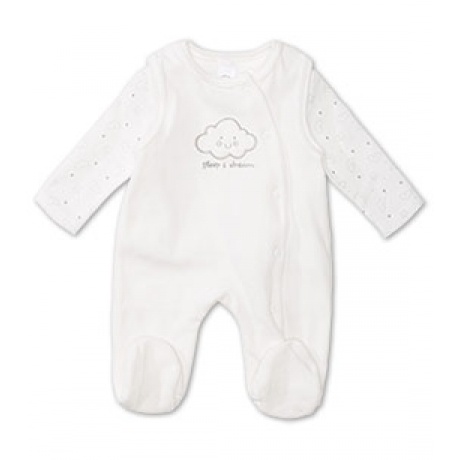 Baby Strampler-Set in weiss