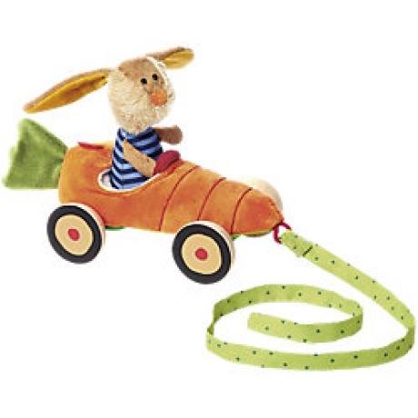 Karottenmobil mit Hase Karottenmobil mit Hase