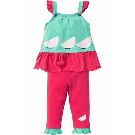 Baby Kleid und Leggings "Wassermelone"