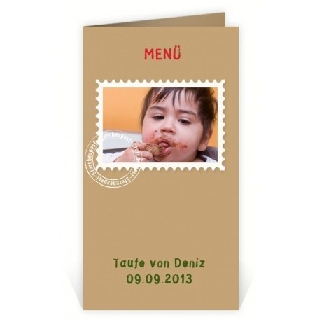 baby-cards.de Menükarte