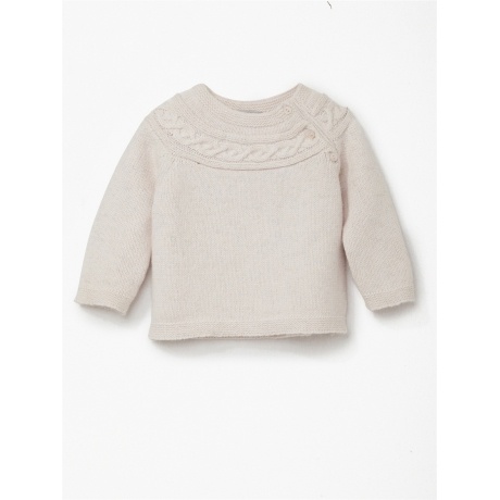Baby-Zopfpullover