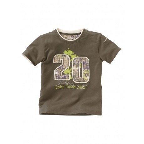 T-Shirt mit raffiniertem Muster