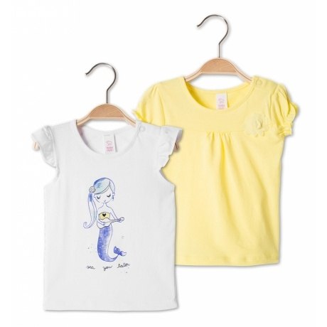 Babys 2er Pack Baby-T-Shirts aus Bio-Baumwolle