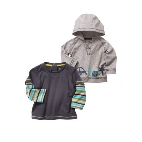 2er-Pack Baby-Shirts für Jungen