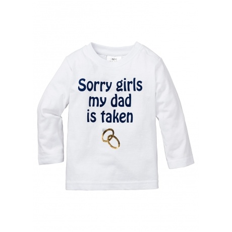 Langarmshirt "Sorry girls my dad is taken"