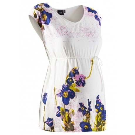 Festliches Umstandsmoden Shirt mit Blumenprint Festliches Umstandsmoden Shirt mit Blumenprint
