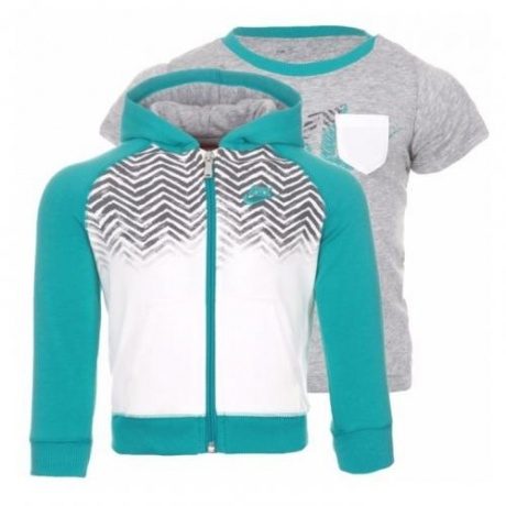 Set Kapuzenjacke & T-Shirt