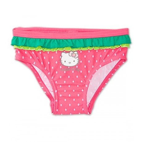 Baby Badehose in weiss / pink