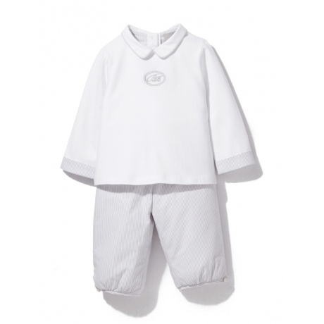 Ensemble: Hemd und wattierter Bloomer