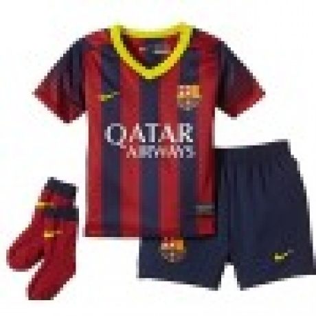Kinder Anzug FC Barcelona Infants Home Kit, Midnight Navy/Storm Red/Vibrant Yellow, 12-18, 532818-41