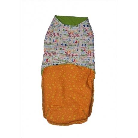 fleecegefütterter Wickelsack für Frühchen