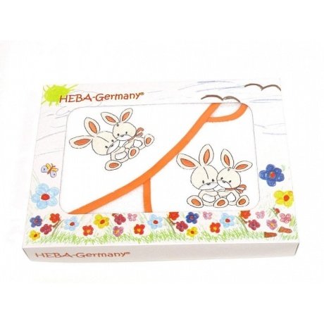 Badetuch und Latz "Hasenpärchen"