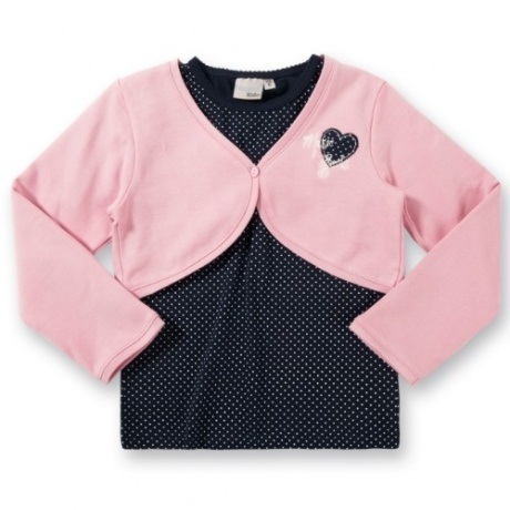 Langarmshirt mit Bolero (2-teilig)