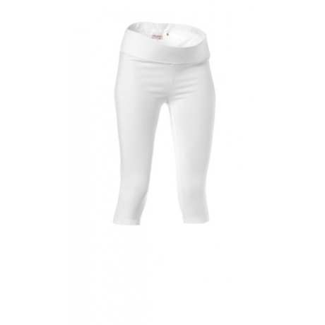 Damen Umstandsmode/ Hose 60102, Gr. 40/42 (L/XL), Weiß (01 white)