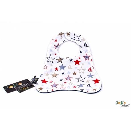 Lätzchen "Stars & Ships Navy"