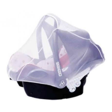 Weißer Insektenschutz für Autositz