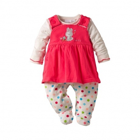 Basics Stramplerkleid mit Shirt Basics Stramplerkleid mit Shirt