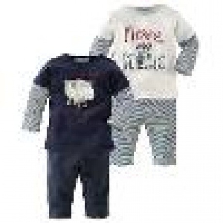 2 Langarmshirts und 2 Leggings