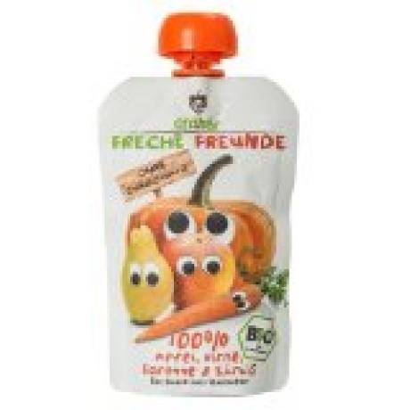 6er Pack Bio Quetschmus "Apfel, Birne, Karotte & Kürbis"