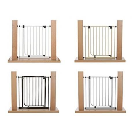 Impag Türschutzgitter Treppenschutzgitter 62 - 182 cm selbstschließend - zum Klemmen - ohne Bohren E