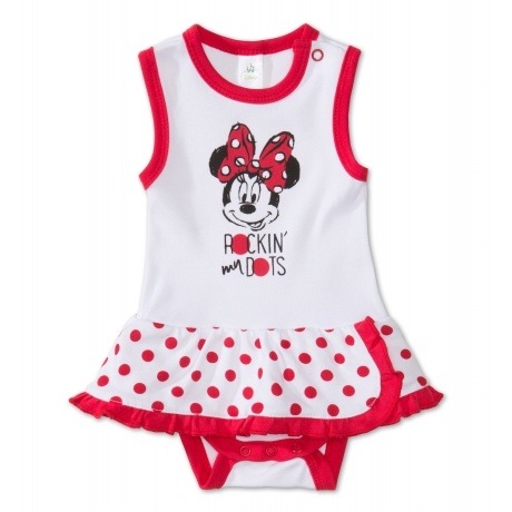 Ärmelloser Minnie Mouse Baby-Spielbody