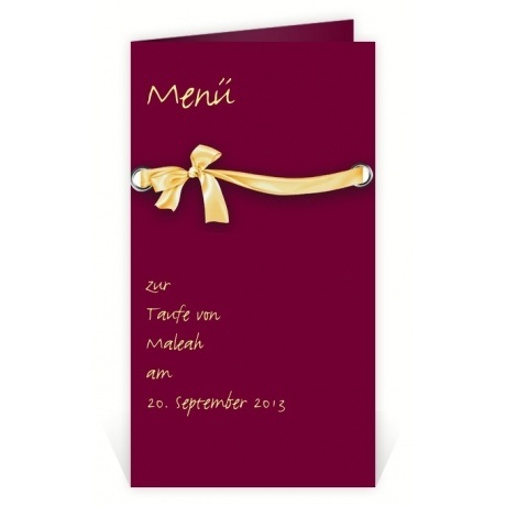 baby-cards.de Menükarte