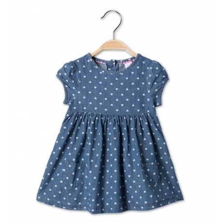 Baby Kleid im Denim-Look