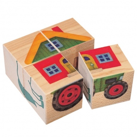 Holzwürfel-Puzzle Holzwürfel-Puzzle