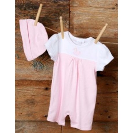 Baby Geschenk Set Strampler + Mütze