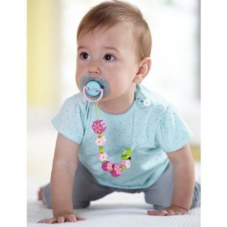 Bunte Schnullerkette Bunte Schnullerkette