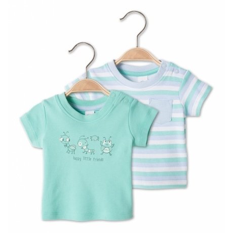 Babys 2er Pack Erstlings-Kurzarmshirts