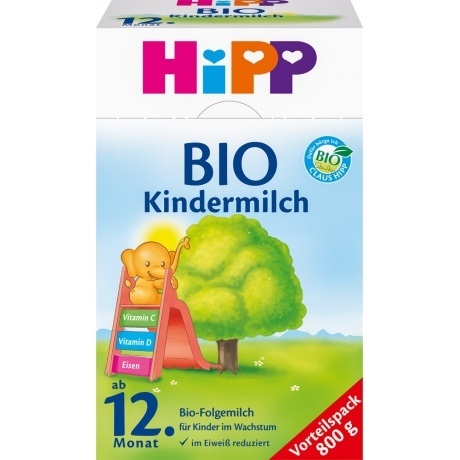 Hipp Bio Kindermilch - ab dem 12. Monat, 9er Pack (9 x 800g)