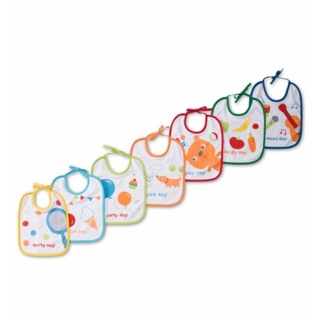 Babys 7er Pack Baby-Lätzchen