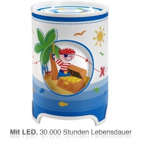 Nachttischlampe "Pirat"