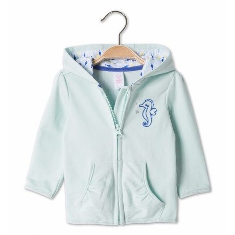 Baby-Sweatjacke aus Bio-Baumwolle