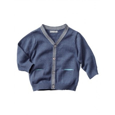 Cardigan für Jungen aus Glattstrick