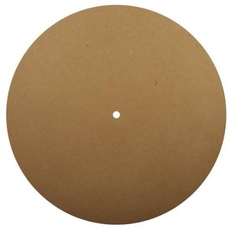 MDF Platte mit Loch ø 1,1cm, 30cm ø, 2-teilig,für Uhrwerk