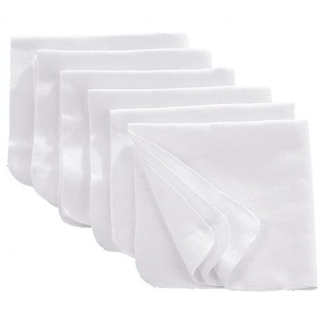 Flanelltuch 6er-Pack 40x40cm