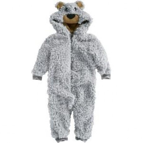 Overall, Kinder, grau