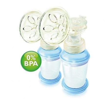 Doppelmilchpumpe Abpumpset