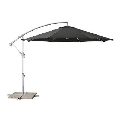 Hängesonnenschirm "Karlsö" Sonnenschirm mit Kurbel und Lüftungsöffnung