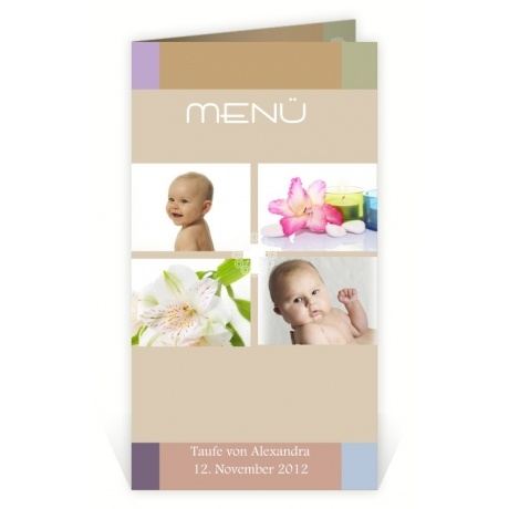 baby-cards.de Menükarte