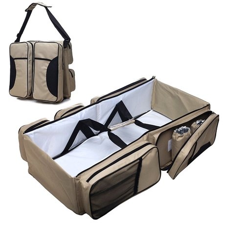 Wickeltasche und Reisebett